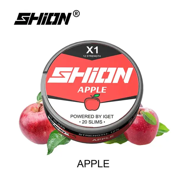 Apple, IGET SHION X1 Nicotine Pouch 12mg