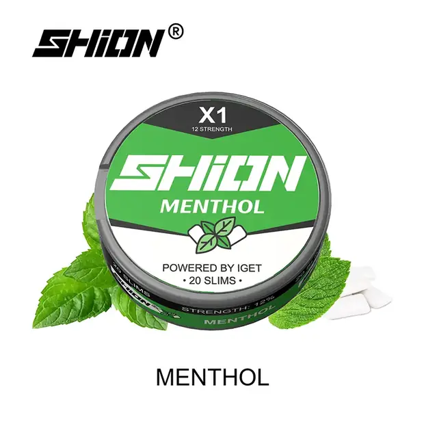 Menthol, IGET SHION X1 Nicotine Pouch 12mg