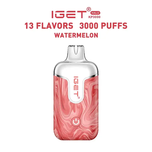 Watermelon, IGET Halo Vape Kit 3000 Puffs