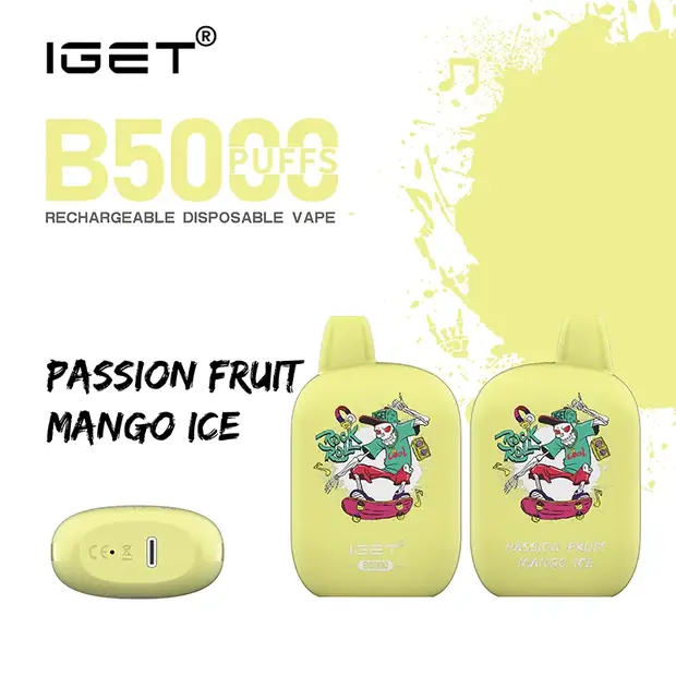 Passion Fruit Mango Ice, IGET B5000