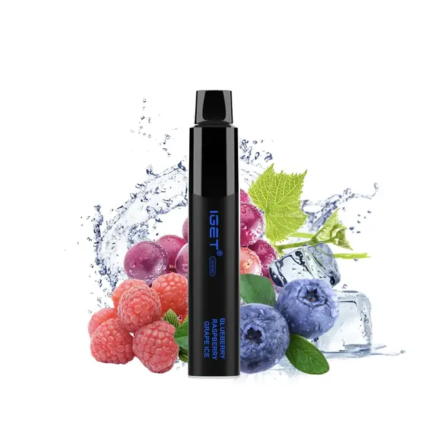 Blueberry Raspberry Grape Ice, IGET Legend 4000 Puffs