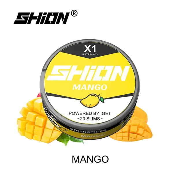 Mango, IGET SHION X1 Nicotine Pouch 6mg