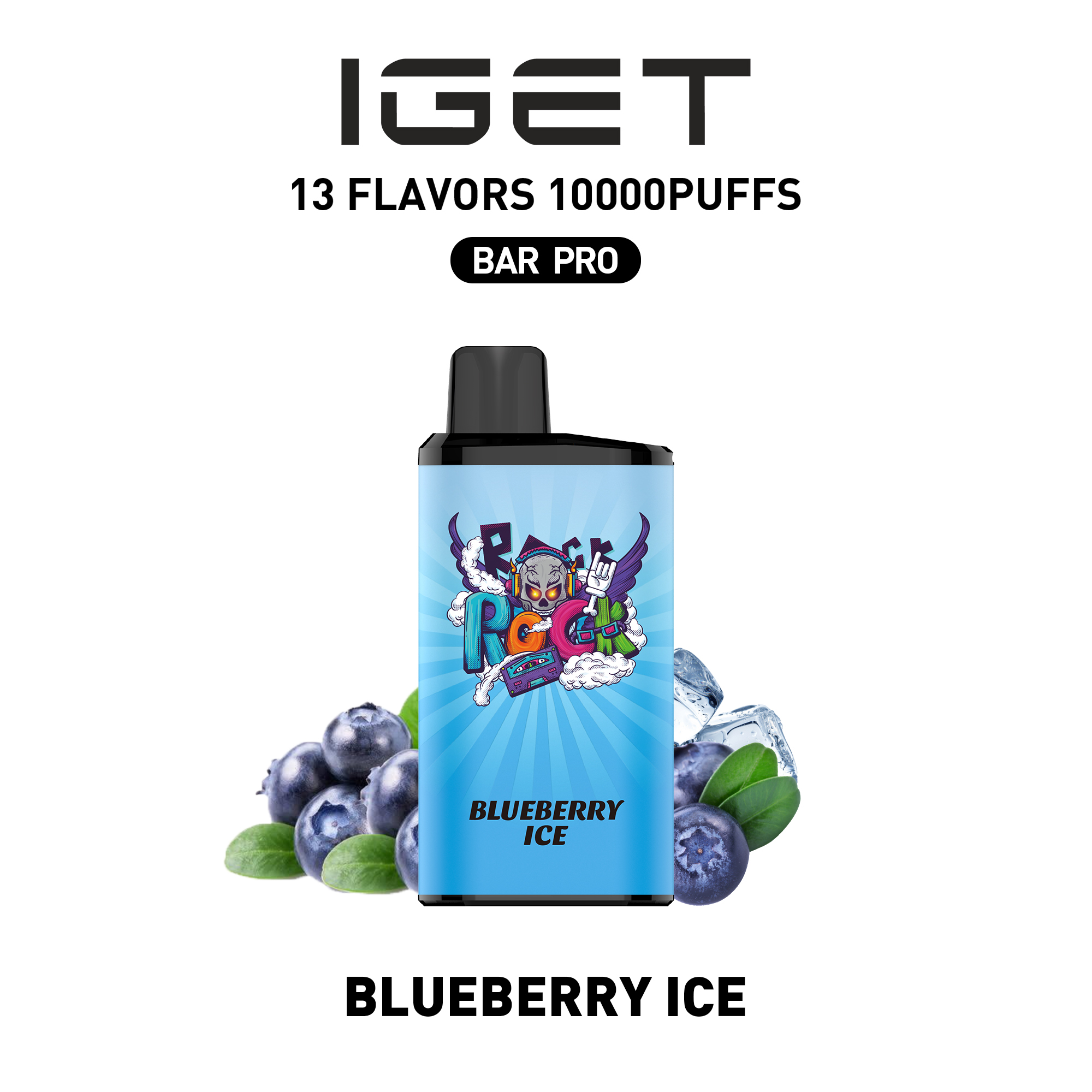 IGET Bar PRO 10000, Blueberry Ice