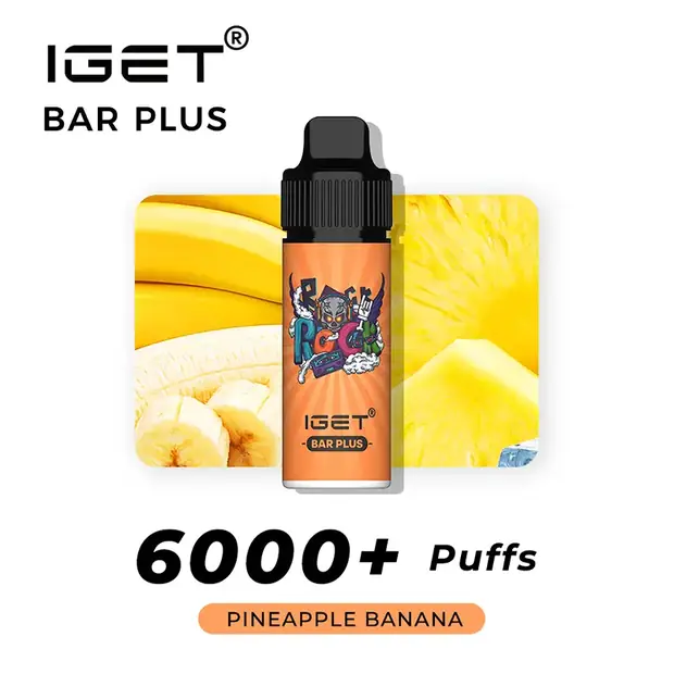 Pineapple Banana, IGET Bar Plus 6000 Puffs