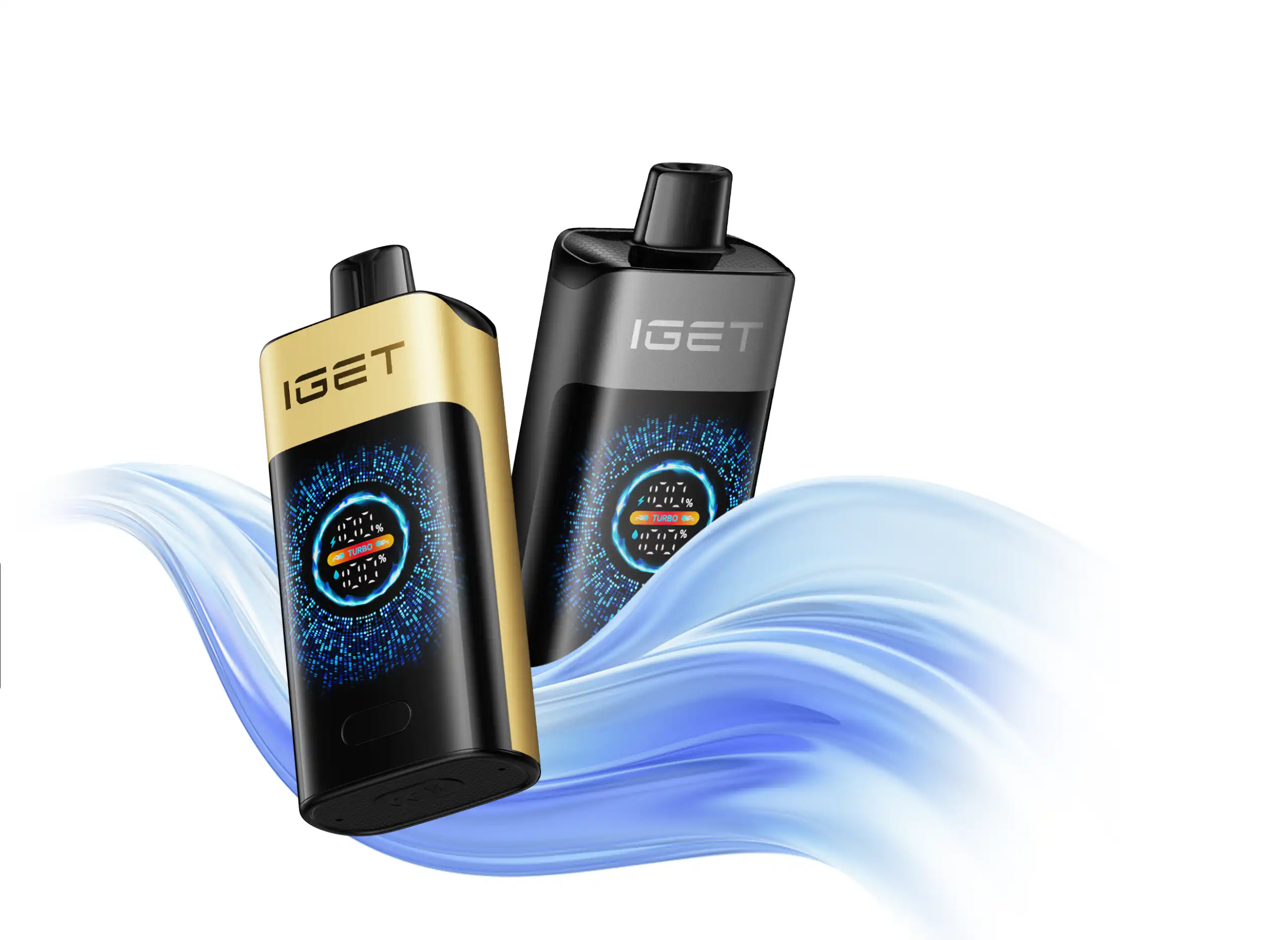 IGET ONE Disposable Vape, 12000 Puffs Dual Mesh Turbo Mode