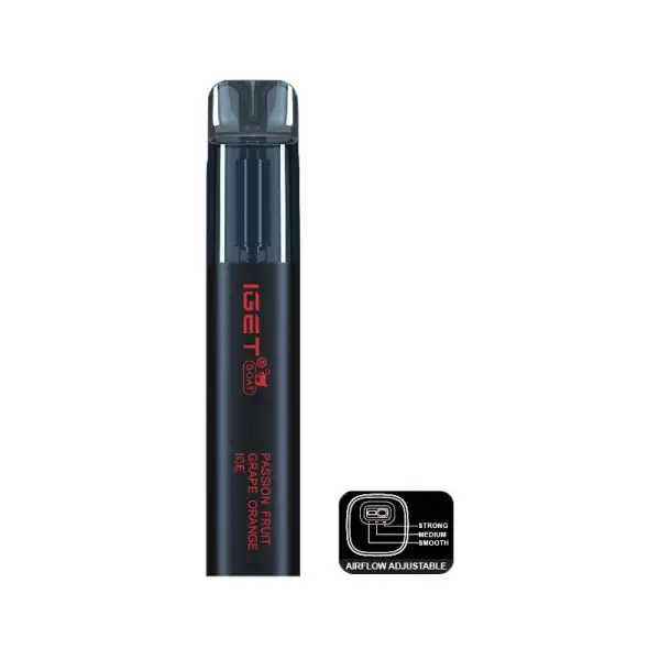 Passion Fruit Grape Orange Ice, IGET Goat 5000 Puffs