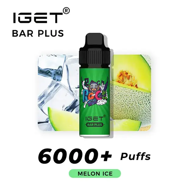 Melon Ice, IGET Bar Plus 6000 Puffs