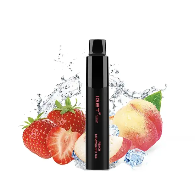Peach Strawberry Ice, IGET Legend 4000 Puffs