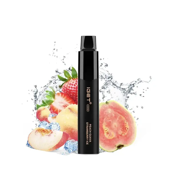 Peach Guava Strawberry Ice, IGET Legend 4000 Puffs
