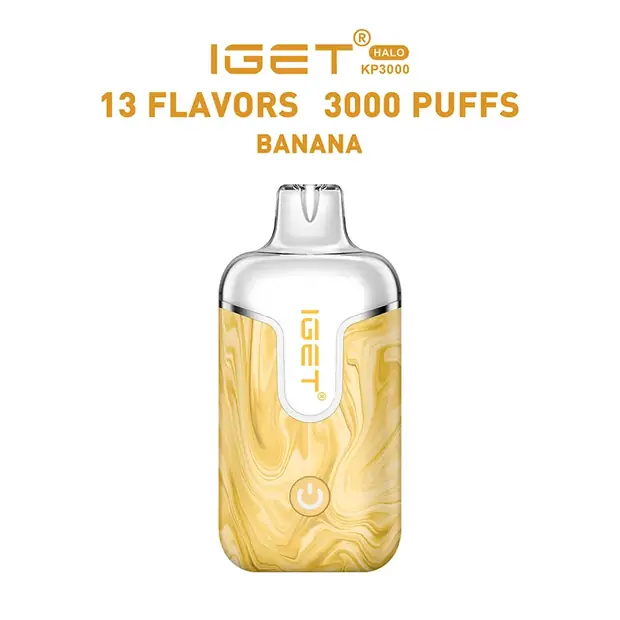 Banana, IGET Halo Vape Kit 3000 Puffs