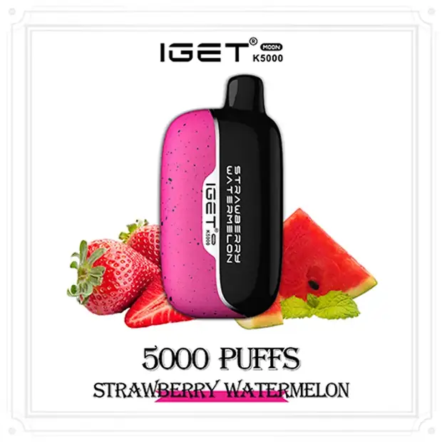 Strawberry Watermelon, IGET Moon 5000 Puffs