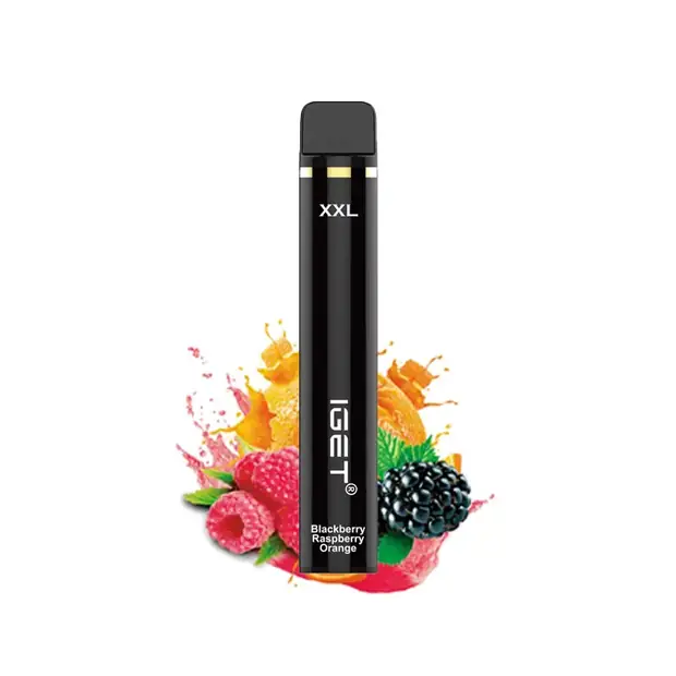 Blackberry Raspberry Orange, IGET XXL 1800 Puffs
