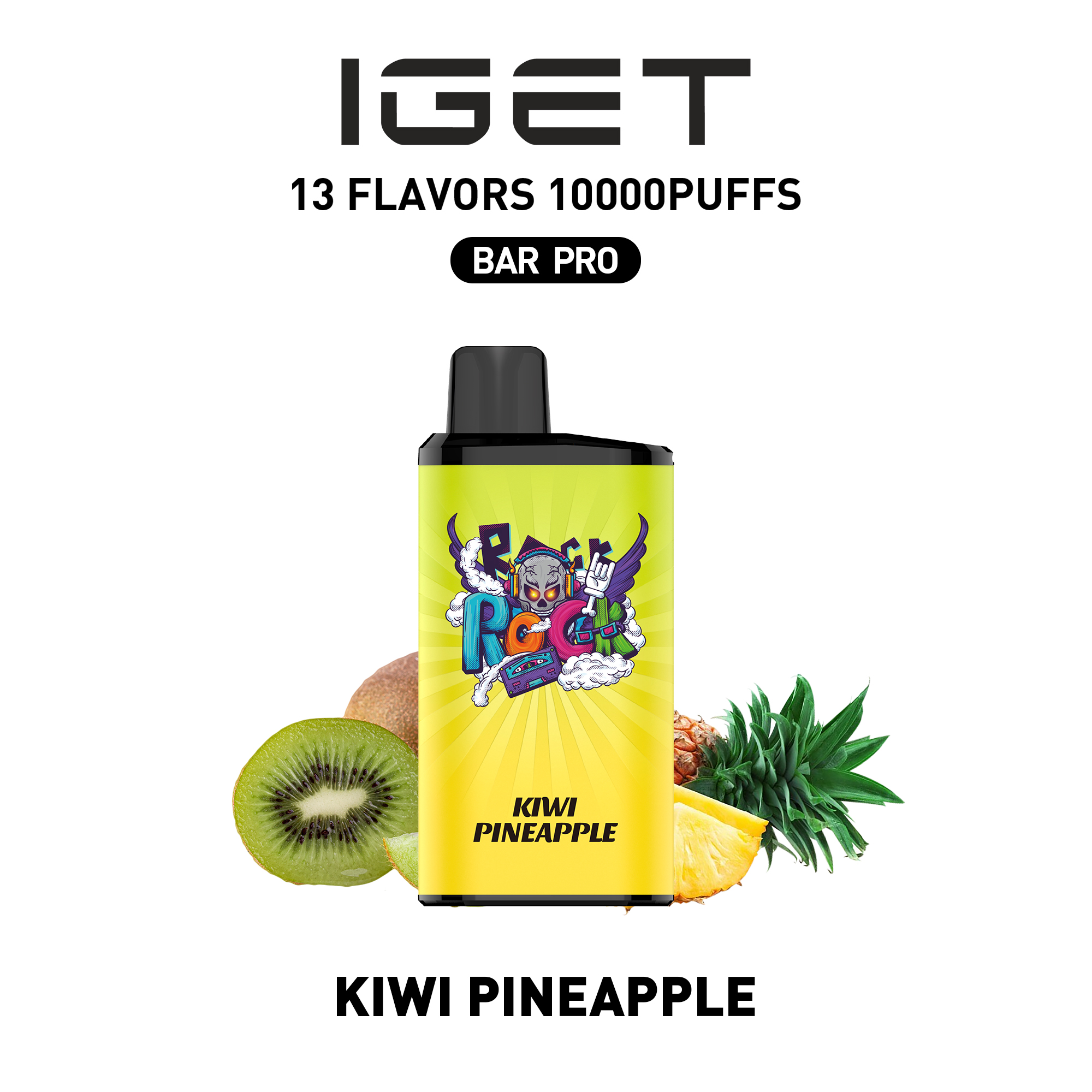 IGET Bar PRO 10000, Kiwi Pineapple
