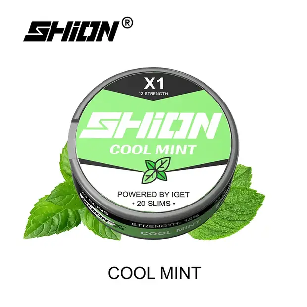 Cool Mint, IGET SHION X1 Nicotine Pouch 12mg