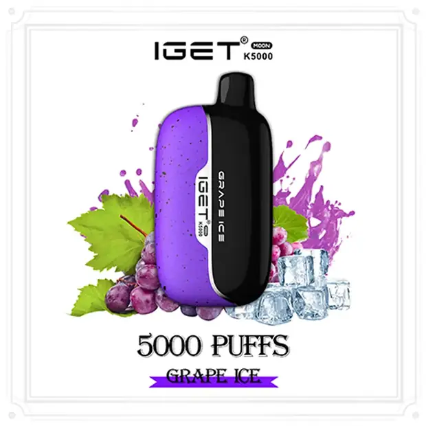 Grape Ice, IGET Moon 5000 Puffs