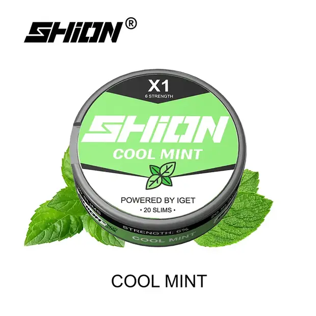Cool Mint, IGET SHION X1 Nicotine Pouch 6mg