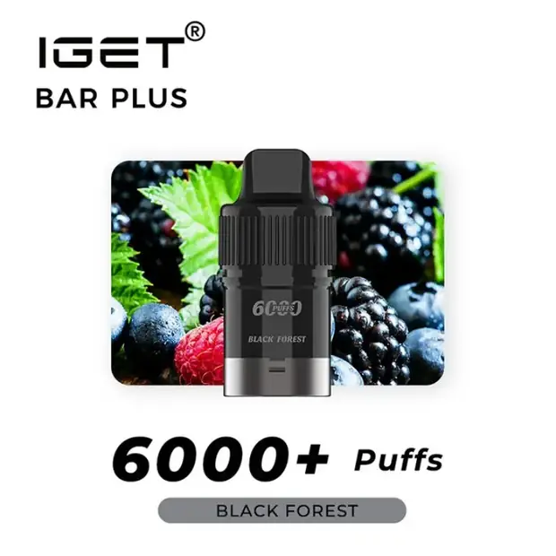 Black Forest, IGET Bar Plus Pod 6000 Puffs