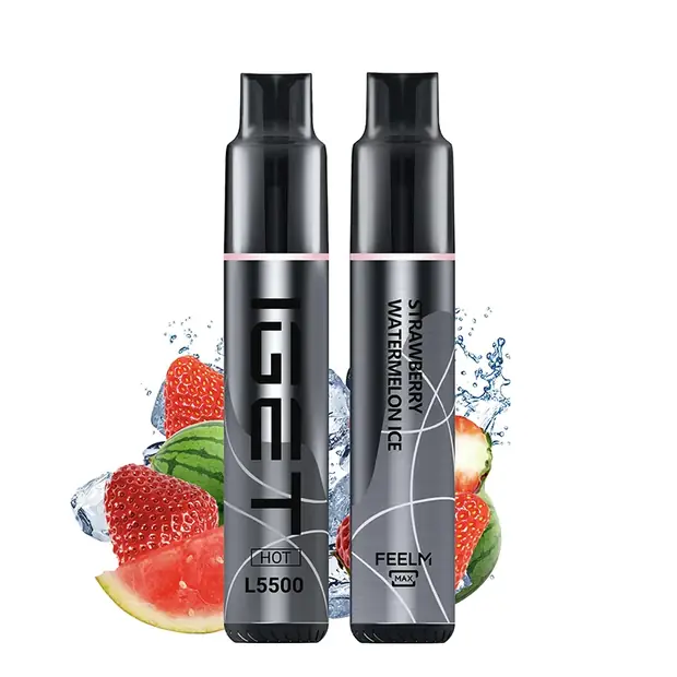 Strawberry Watermelon Ice, IGET HOT 5500 Puffs