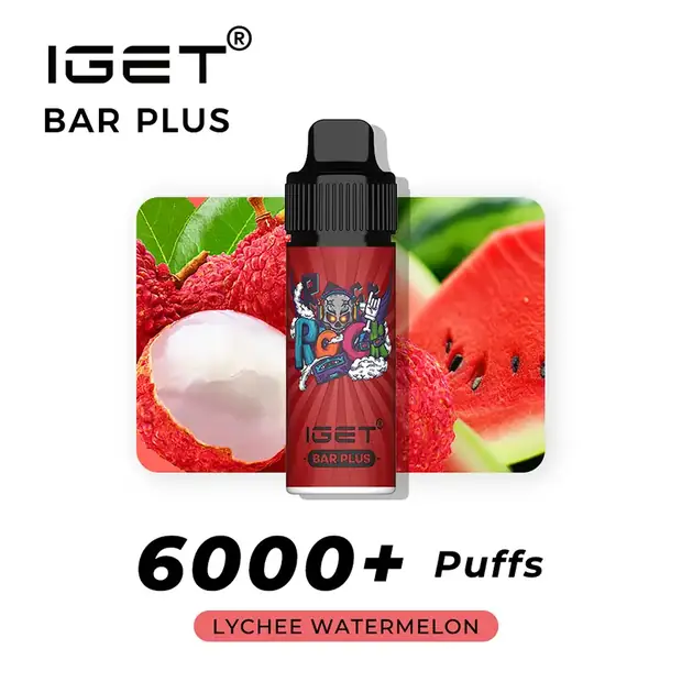 Lychee Watermelon, IGET Bar Plus 6000 Puffs
