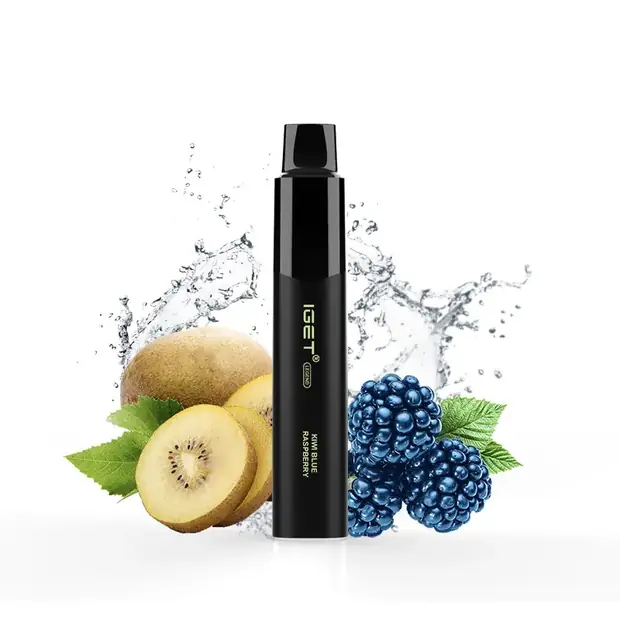 Kiwi Blue Raspberry, IGET Legend 4000 Puffs