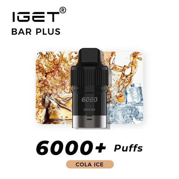 Cola Ice, IGET Bar Plus Pod 6000 Puffs