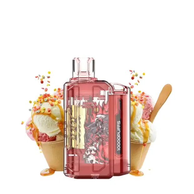 Vanilla Custard, IGET Flare B10000 Puffs