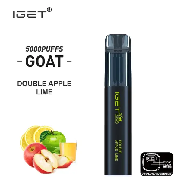 Double Apple Lime, IGET Goat 5000 Puffs